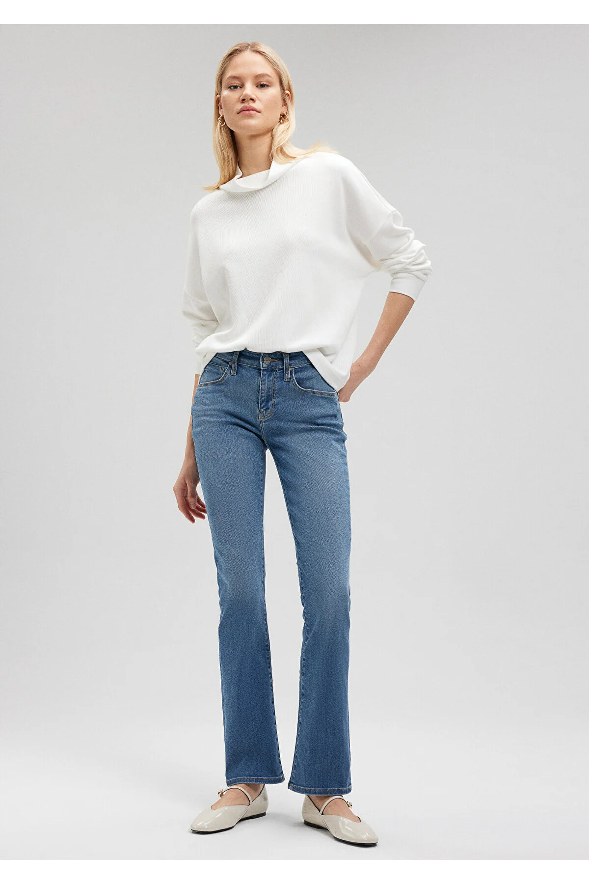 Bild von Mavi Mona Gold Classic Shaded Indigoblaue Jeanshose 1049784195 für Damen - 26/30