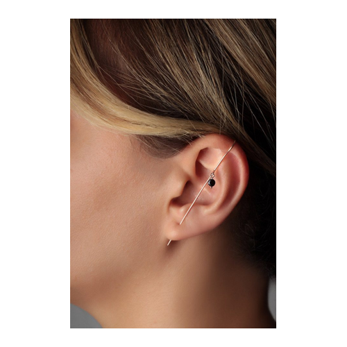 Bild von Elegante Roségold-Silber-Ohrringe aus 925er Sterlingsilber