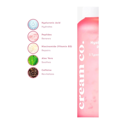 Bild von cream co. Peptide & Hyaluron Serum mit Niacinamid, Aloe Vera 30 ml