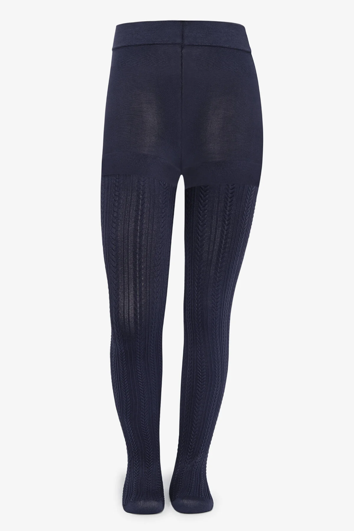 Bild von Penti Hübsche Gestrickte Marineblaue Strumpfhosen für Damen - 4