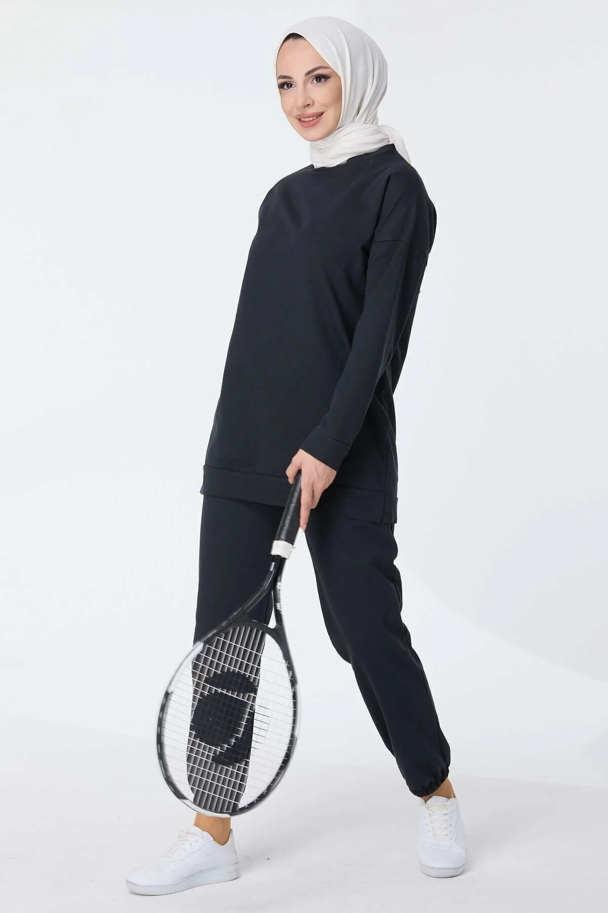 Bild von TOFİSA -schwarz Trainingsanzug-set für Damen - 38