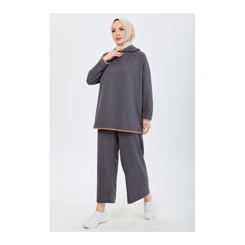 Bild von TOFİSA 13098-anthrazit Tunikahose Große Größen für Damen - 50