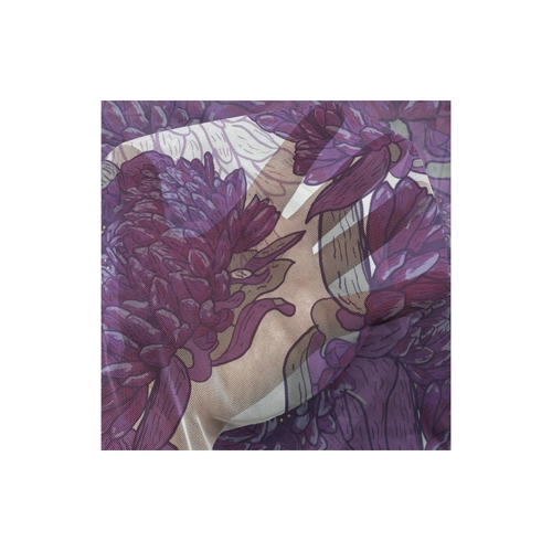 Bild von Abakuhaus Gardine für Hochzeiten und Partys - Elegante Drapierung mit Blumenmotiven
