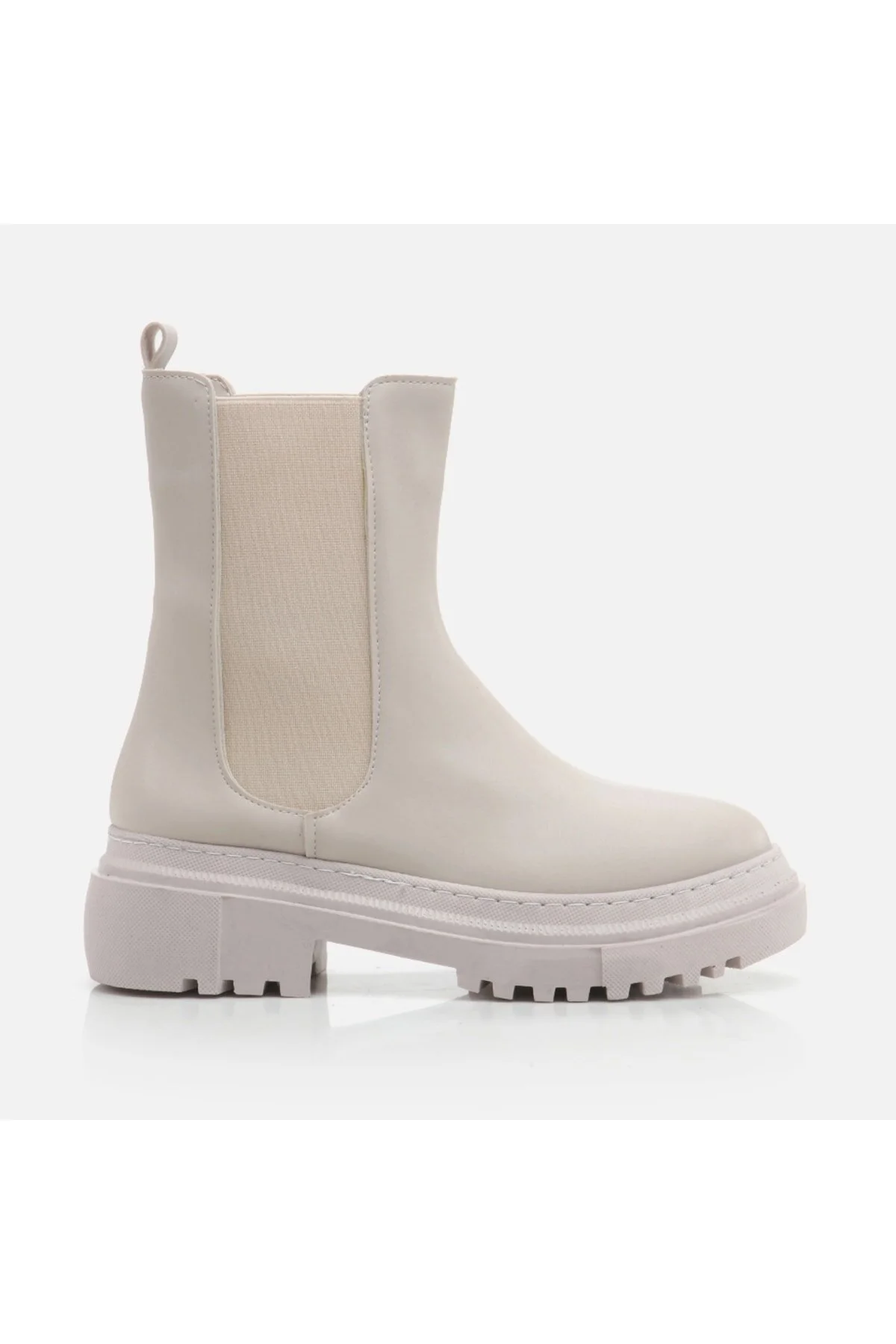 Bild von Yaya by Hotiç Stiefelette Beige Flacher Absatz für Damen - 40