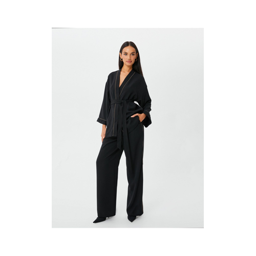 Bild von Koton Kimono mit Gürtel und glitzerndem Banddetail für Damen - 36