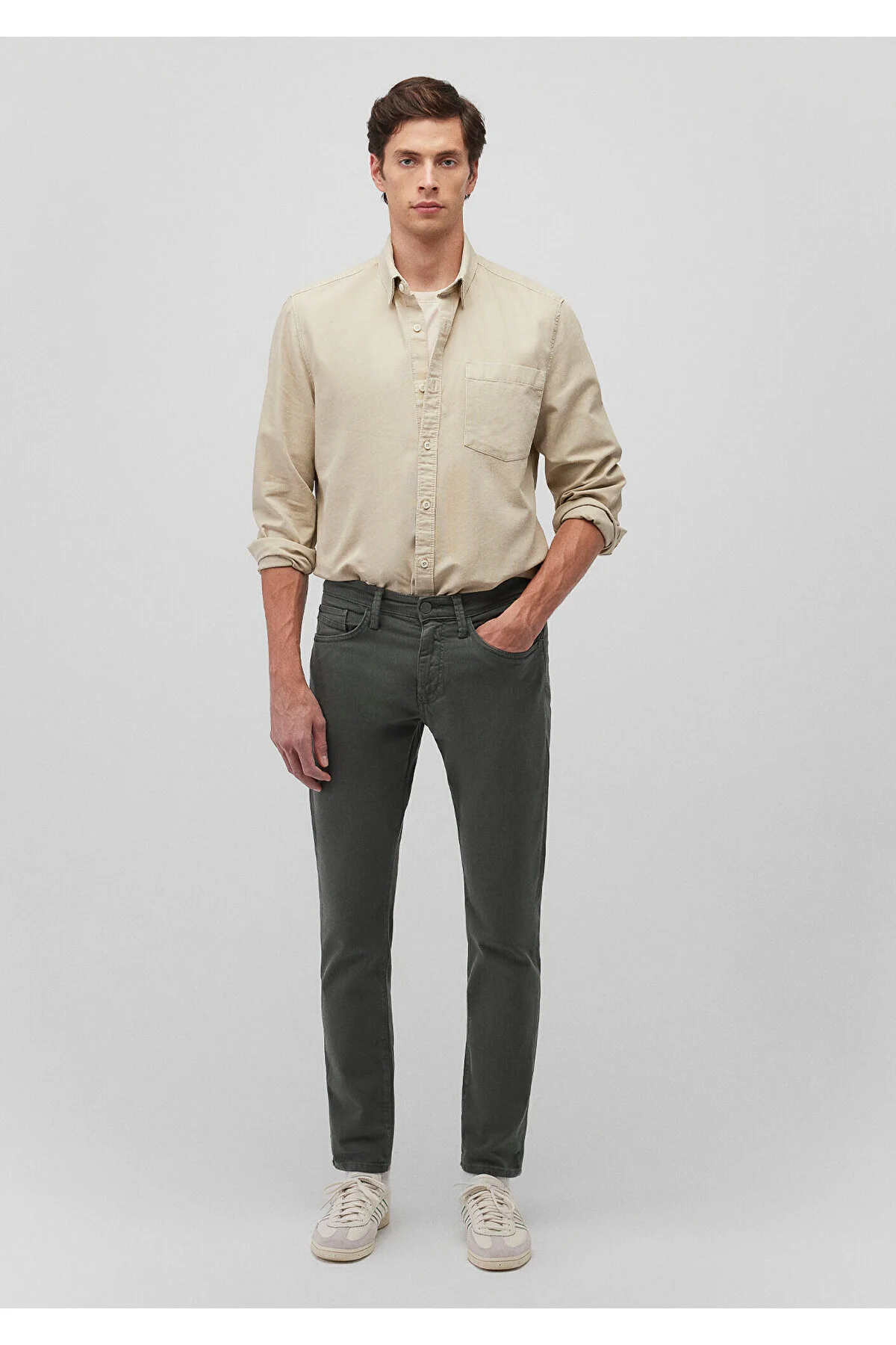 Bild von Mavi Grüne Bequeme Gabardine-hose Jake Moss 85644 für Herren - 30/28