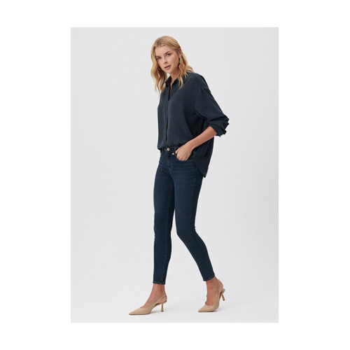 Bild von Mavi Tess Gold Premium Shaded Indigo Marineblaue Jeanshose für Damen