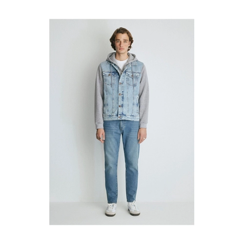 Bild von Mavi Jerry 90er Misty Hellblaue Jeansjacke für Herren - XL