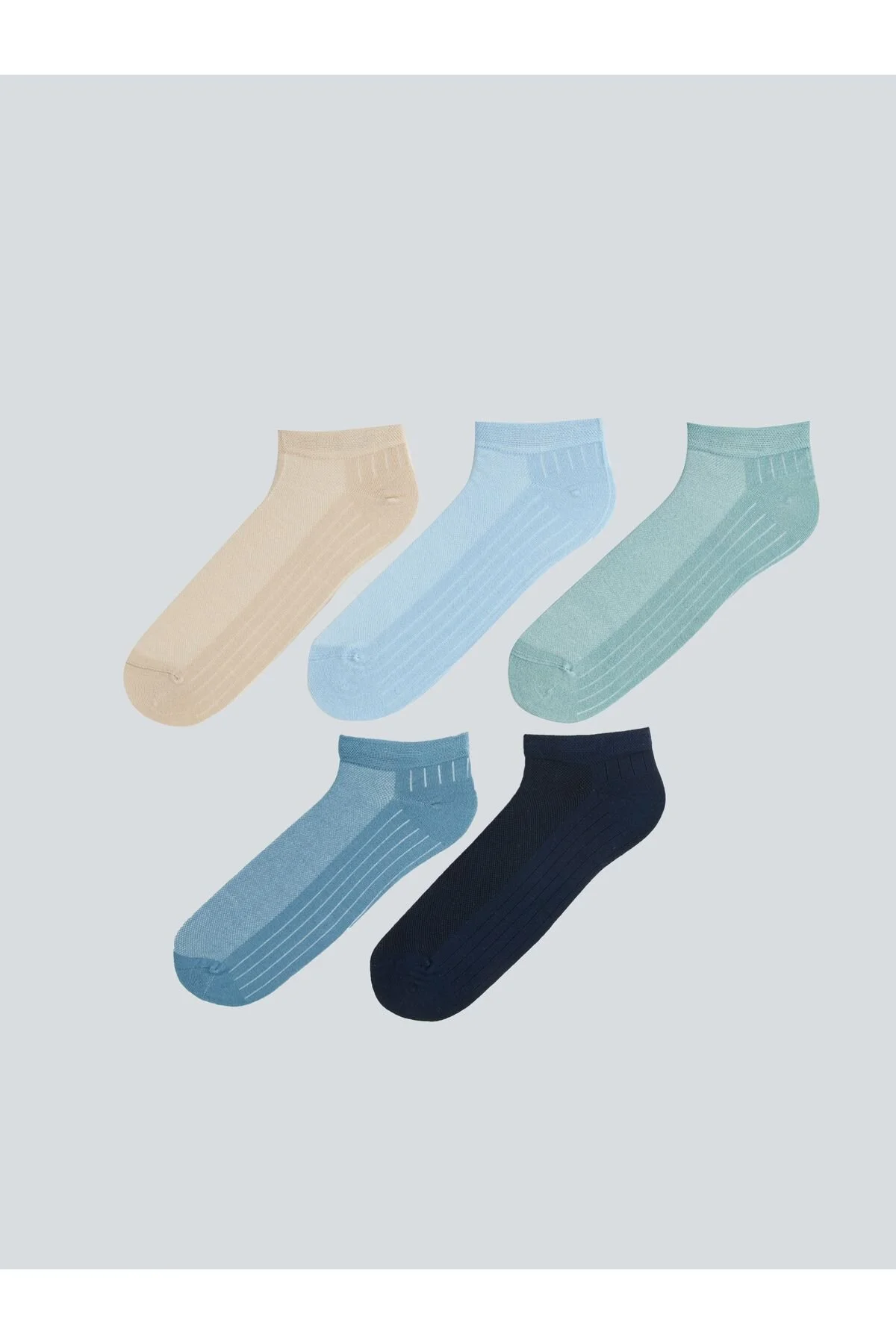 Bild von LC Waikiki Set Mit 5 Bambus-booties-socken für Herren - 39-42