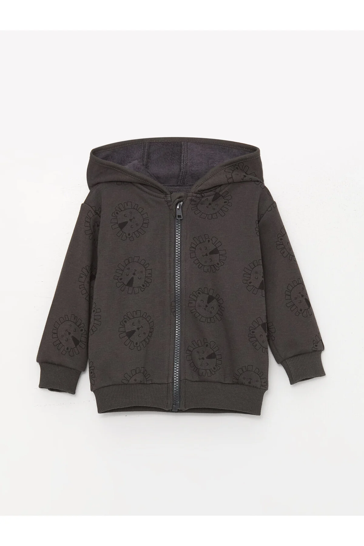 Bild von LC Waikiki Langarm-sweatshirt Mit Kapuze Und Bedrucktem Baby-jungen-reißverschluss für Herren - 12–18 Monate
