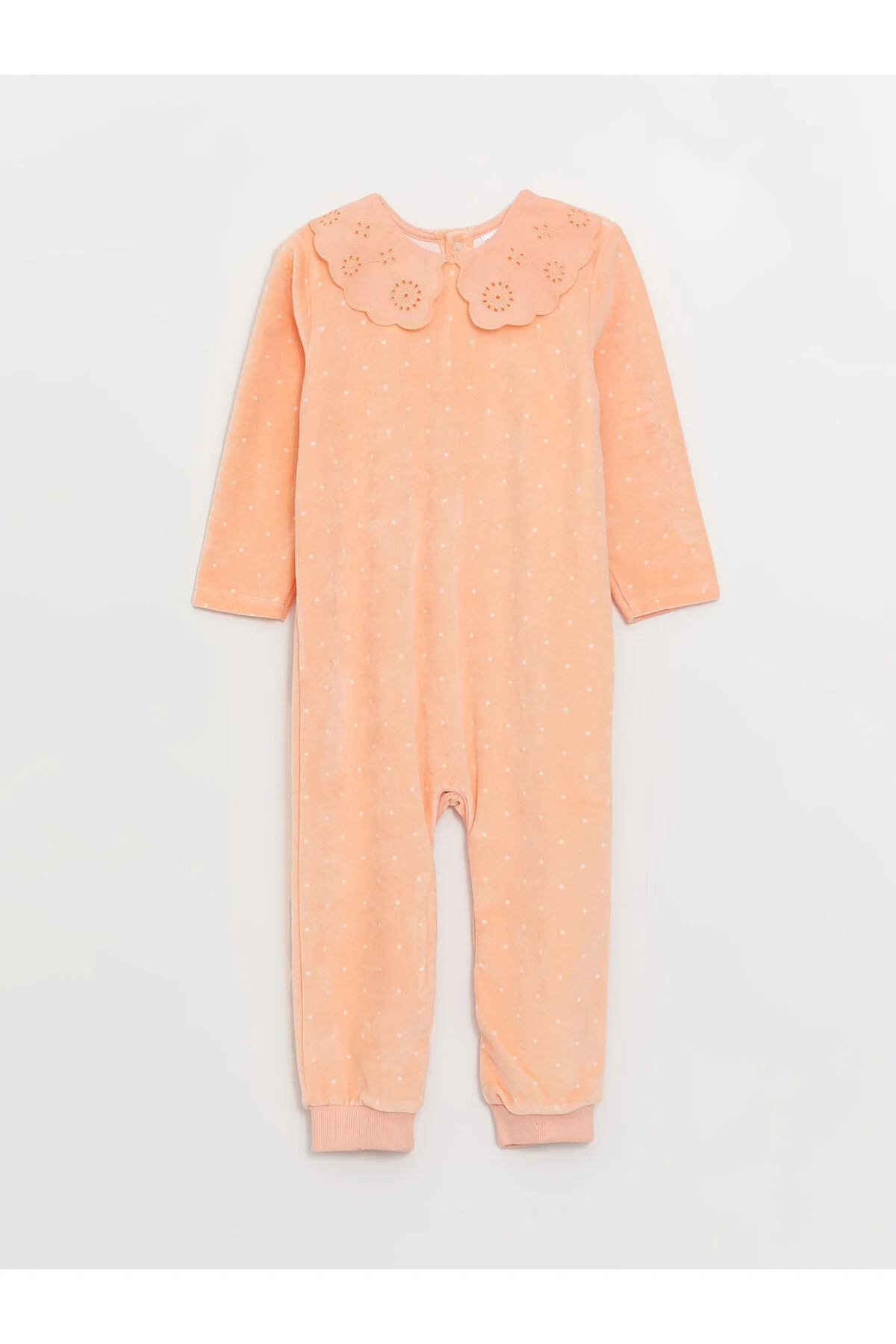 Bild von LC Waikiki Baby-overall Mit Kragen Und Langen Ärmeln Und Punktemuster Für Babys für Damen - 3–6 Monate