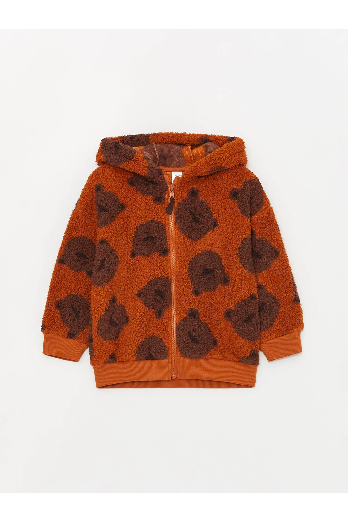 Bild von LC Waikiki Langärmliges Plüsch-sweatshirt Mit Kapuze Und Reißverschluss Für Babys für Herren - 9–12 Monate