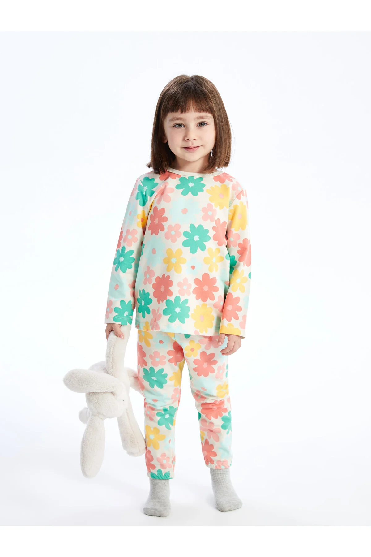 Bild von LC Waikiki Bedrucktes Baby-pyjama-set Mit Rundhalsausschnitt für Damen - 9–12 Monate