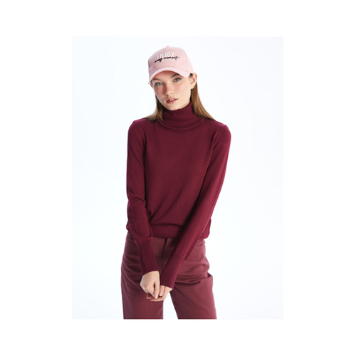 Bild von LC Waikiki Rollkragenpullover für Damen – Bordeaux