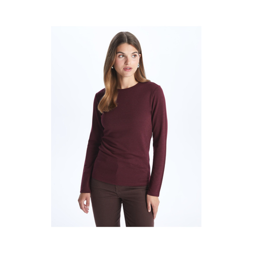 Bild von LC Waikiki Langärmliges T-Shirt Mit Rundhalsausschnitt für Damen - S
