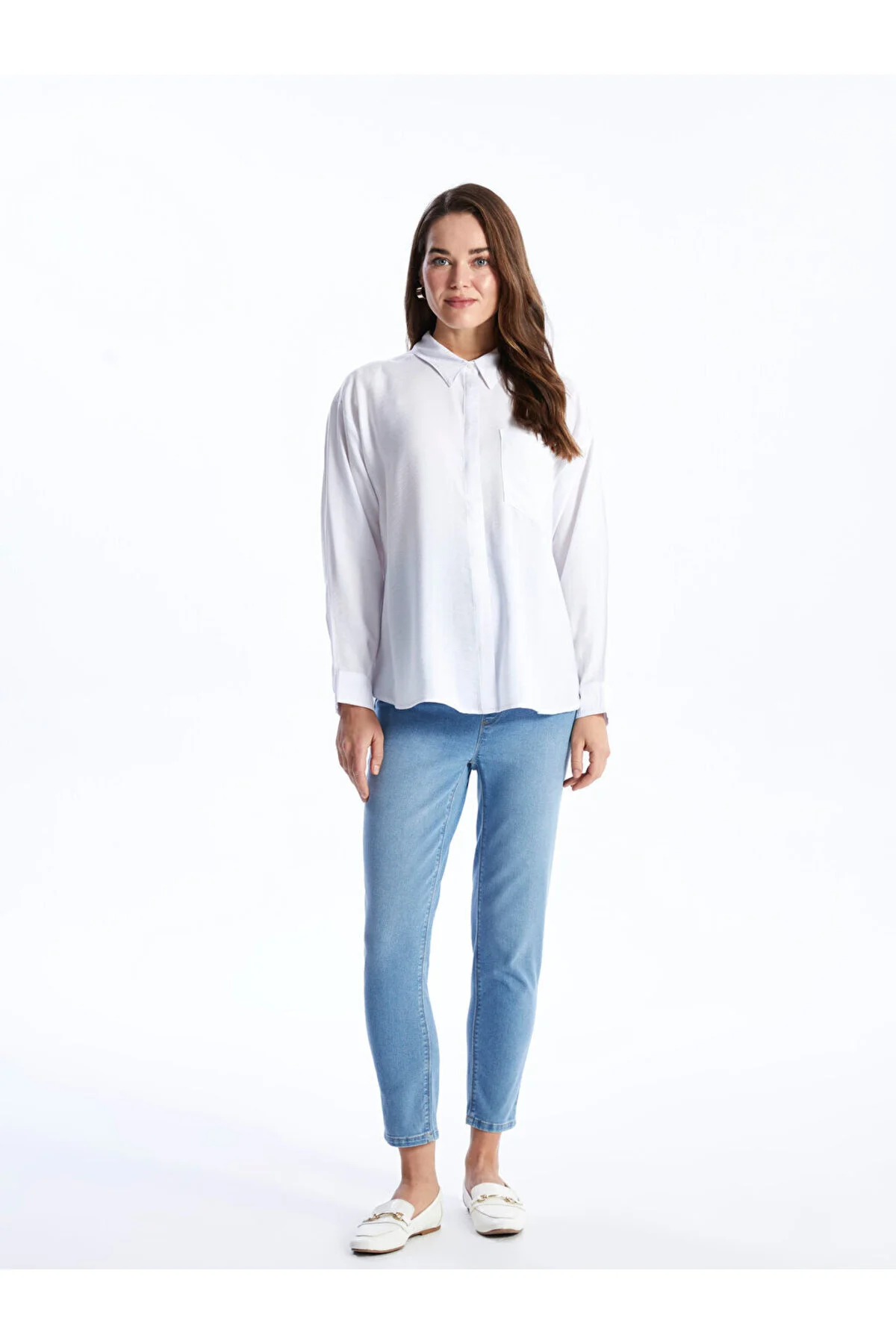 Bild von LC Waikiki Schmale Mom-fit-umstandsjeans Mit Baucheinsätzen für Damen - 34