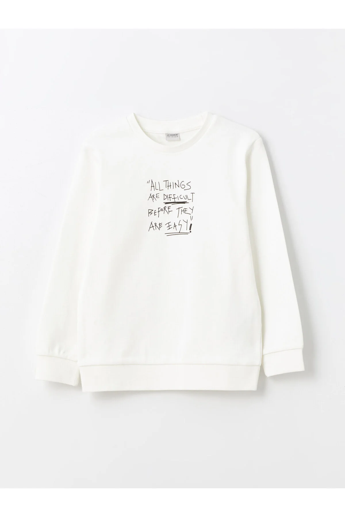 Bild von LC Waikiki Jungen – Langarm-t-shirt Mit Rundhalsausschnitt Und Aufdruck für Herren - 4–5 Jahre