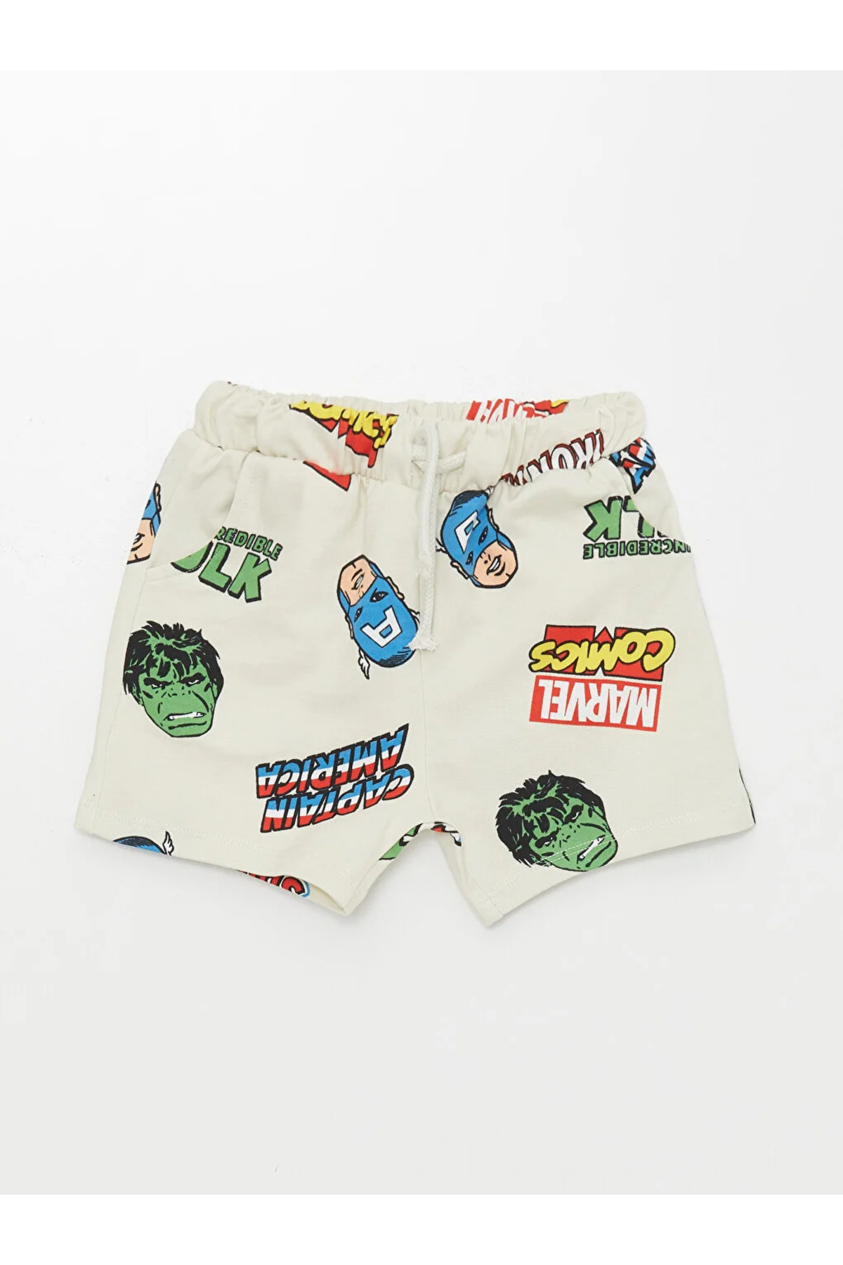 Bild von LC Waikiki Lcw Baby-shorts Mit Elastischem Bund Und Spiderman-aufdruck Für Jungen für Herren - 18–24 Monate