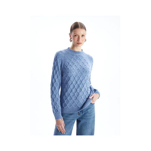Bild von LC Waikiki Strickpullover für Damen – W40253z8 in Blau