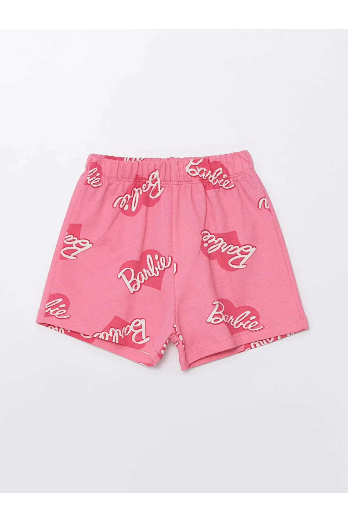 Bild von LC Waikiki Lcw Baby Shorts Mit Barbie-print Und Elastischer Taille Für Baby-mädchen für Damen - 2–4 Jahre