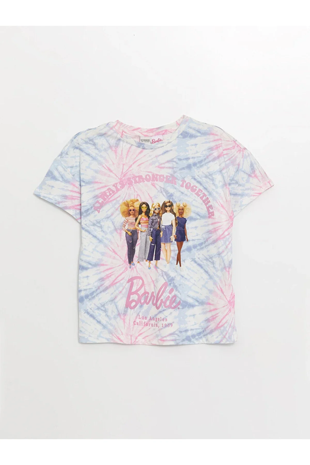 Bild von LC Waikiki Lcw Kids T-shirt Mit Rundhalsausschnitt Und Barbie-aufdruck Für Mädchen für Damen - 7–8 Jahre