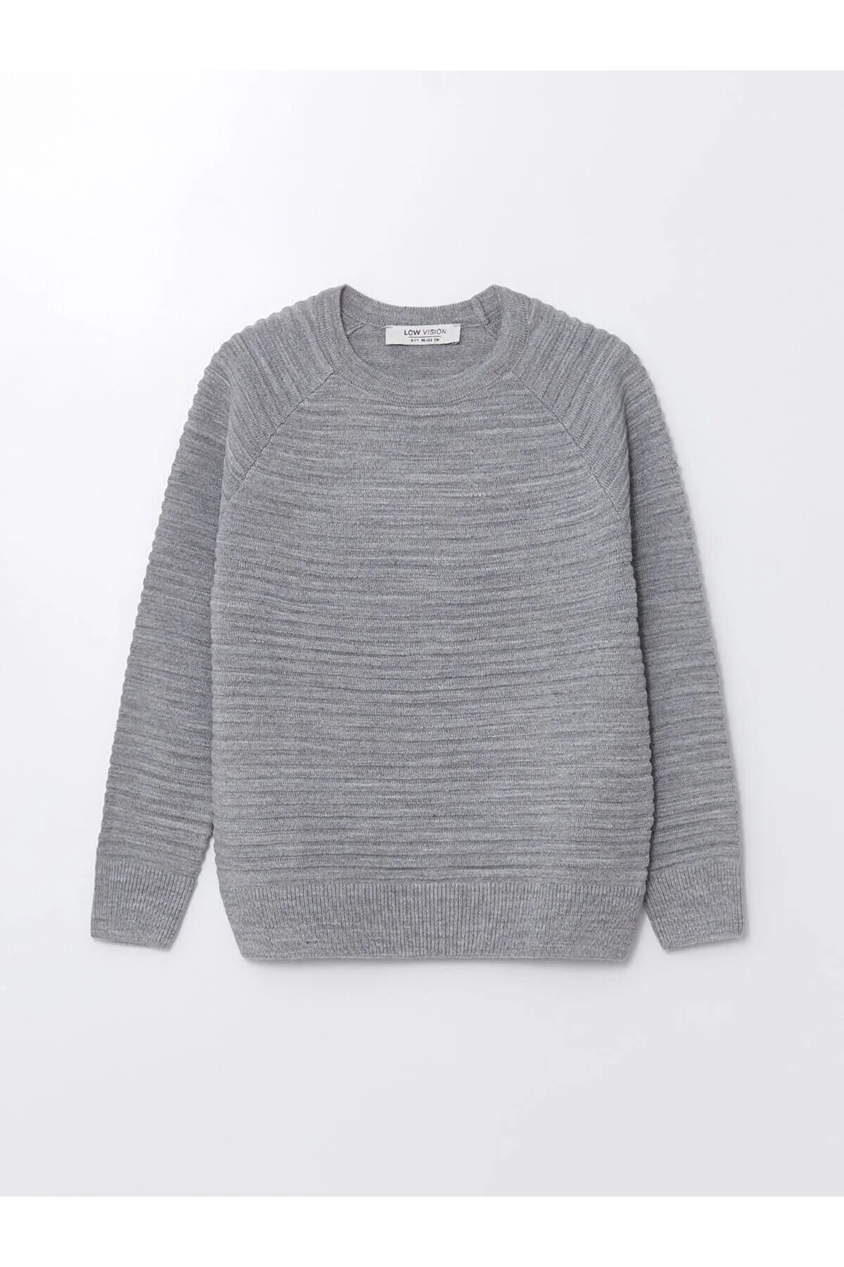 Bild von LC Waikiki Strickpullover Für Jungen – Rundhalsausschnitt, Lange Ärmel für Herren - 6–7 Jahre