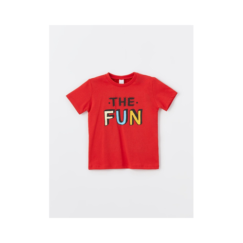Bild von LC Waikiki Lcw Baby-T-Shirt für Jungen – Rundhalsausschnitt, Kurze Ärmel, Bedruckt