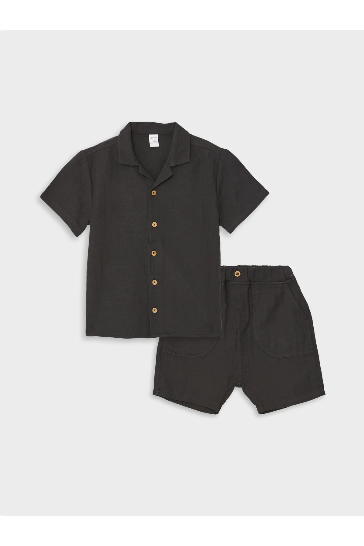 Bild von LC Waikiki Kurzärmliges Hemd Und Shorts Mit Resort-kragen Für Baby Jungen 2er-set für Herren - 4–5 Jahre