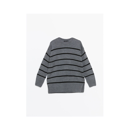 Bild von LC Waikiki Gestreifter Strickpullover Mit Rundhalsausschnitt für Damen - S