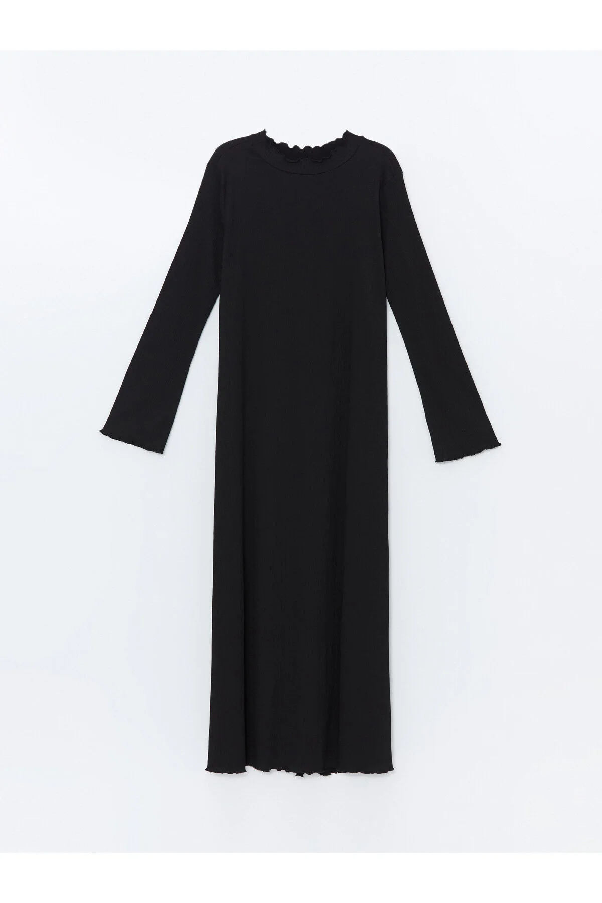 Bild von LC Waikiki Kleid – Rundhalsausschnitt, Einfarbig, Lange Ärmel für Damen - 38