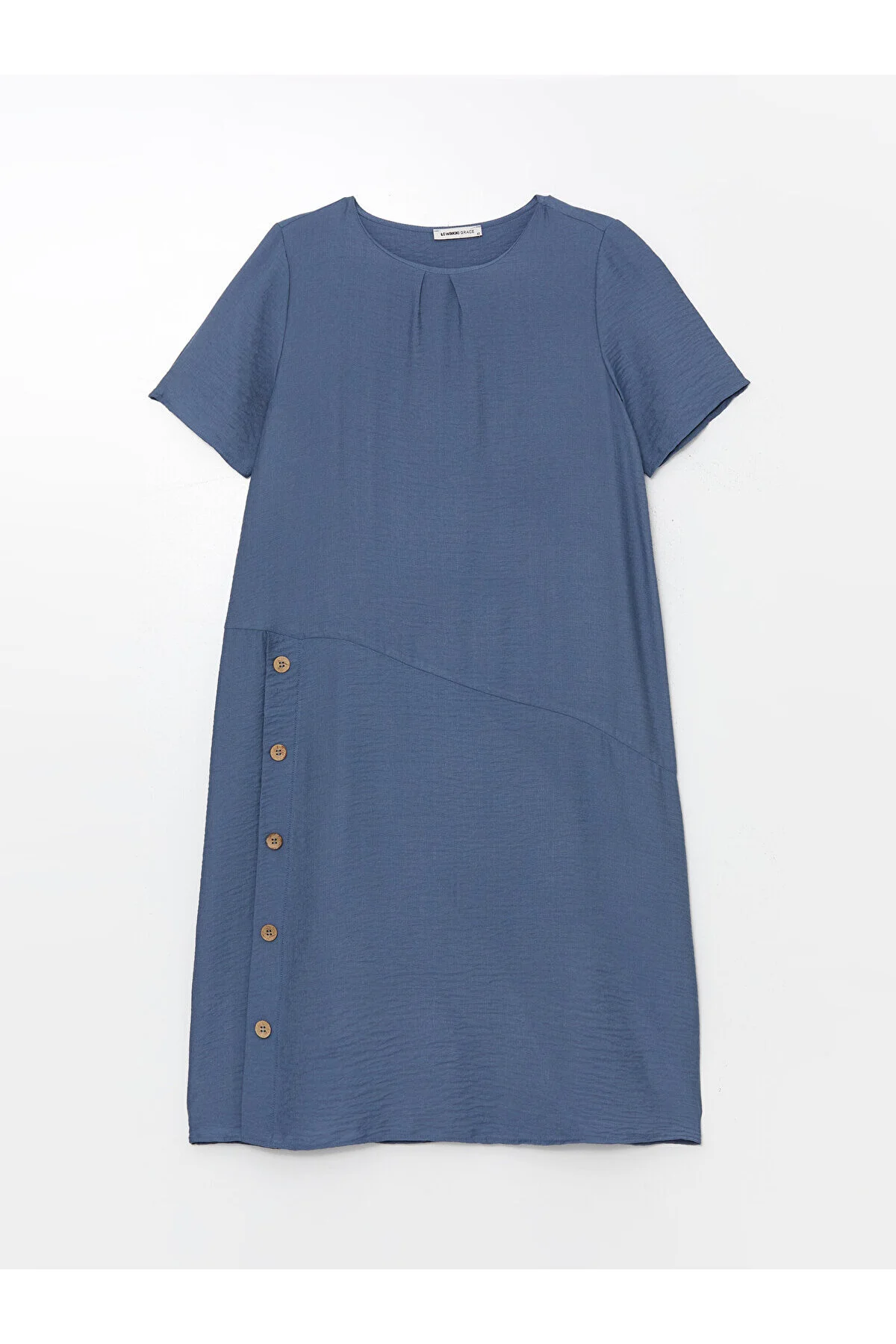 Bild von LC Waikiki Lcw Kleid – Rundhalsausschnitt, Kurze Ärmel für Damen - 40