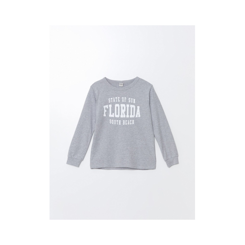 Bild von LC Waikiki Jungen Langarm-T-Shirt mit Rundhalsausschnitt