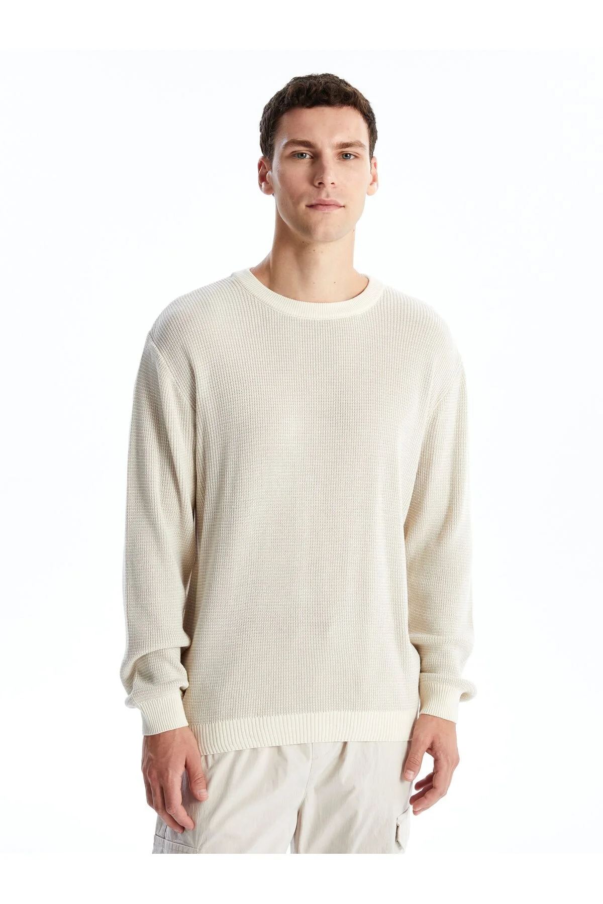 Bild von LC Waikiki Strickpullover – Rundhalsausschnitt, Lange Ärmel für Herren - L