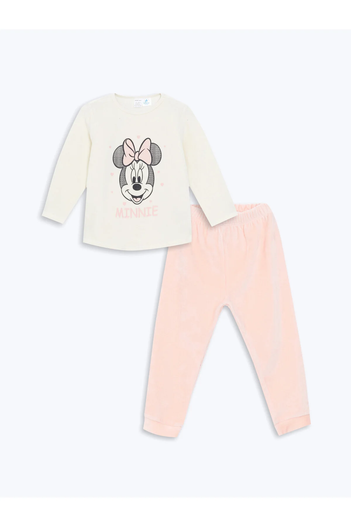 Bild von LC Waikiki Minnie Mouse Bedrucktes Baby-mädchen-t-shirt Und Jogginghose, 2-teiliges Set für Damen - 3–6 Monate