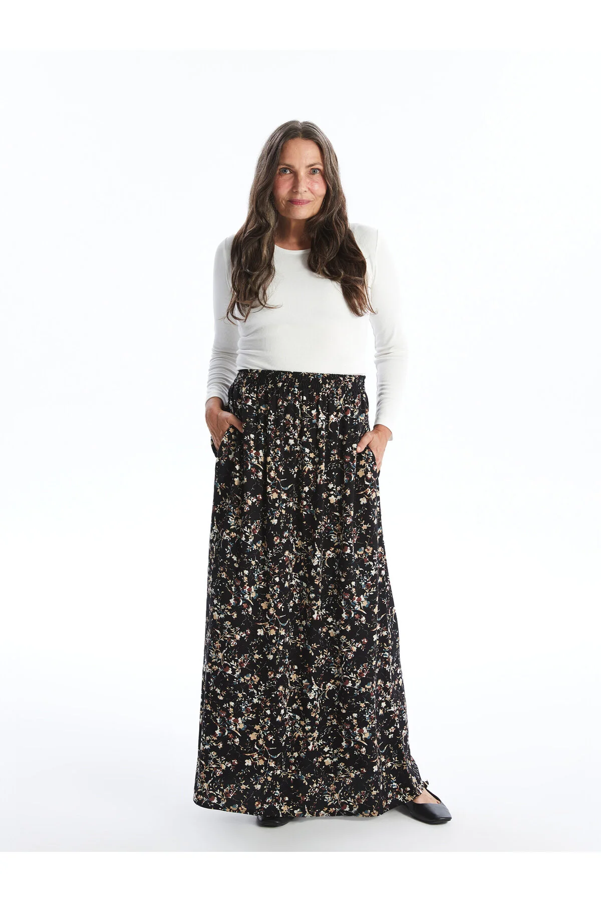 Bild von LC Waikiki Rock Schwarz Regular für Damen - 40