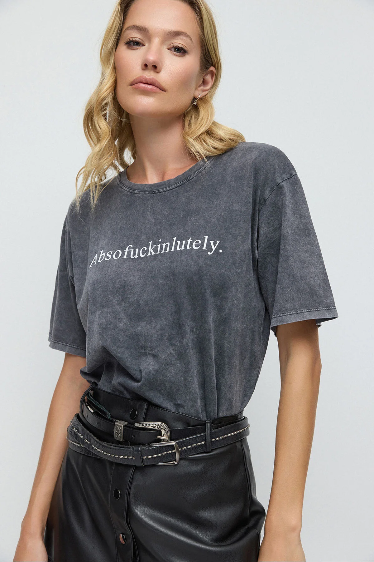 Bild von No Matter What Printed Essential Tee für Damen - XS