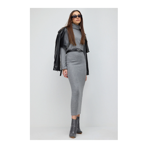 Bild von No Matter What Oversized Knit Sweater Dik Yaka für Damen - S