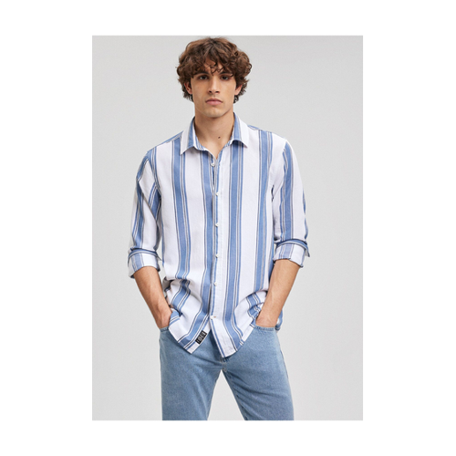 Bild von Mavi Slim Fit Hemd mit Streifen für Herren - XS