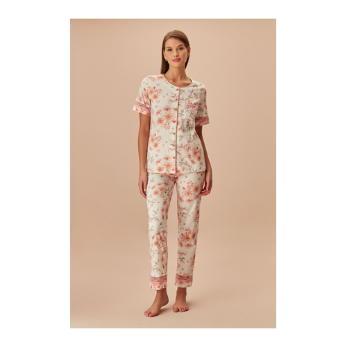 Bild von SUWEN Laura Maskulines Pyjama-set für Damen - XL