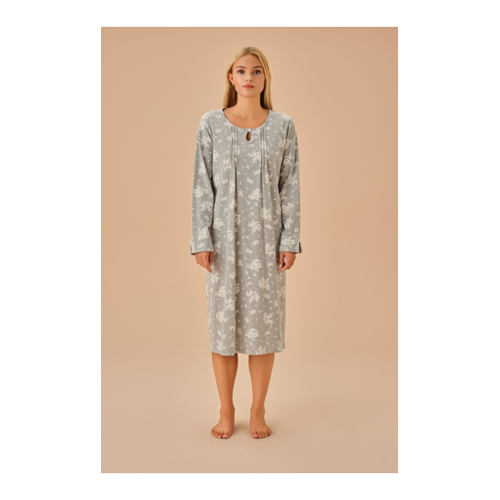 Bild von SUWEN Mutternachthemd Griss für Damen - 3XL