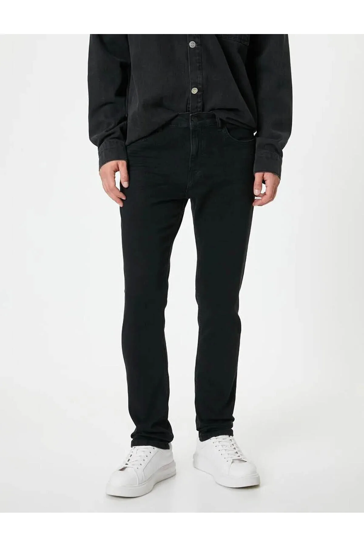 Bild von Koton Jeanshose Schwarz 4sam40121nd Slim Fit Brad Jean für Herren - 36