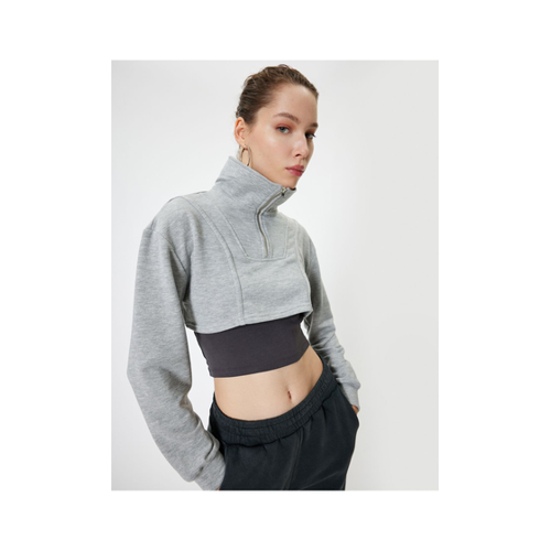 Bild von Koton Übergroßes, Kurzes Sweatshirt für Damen