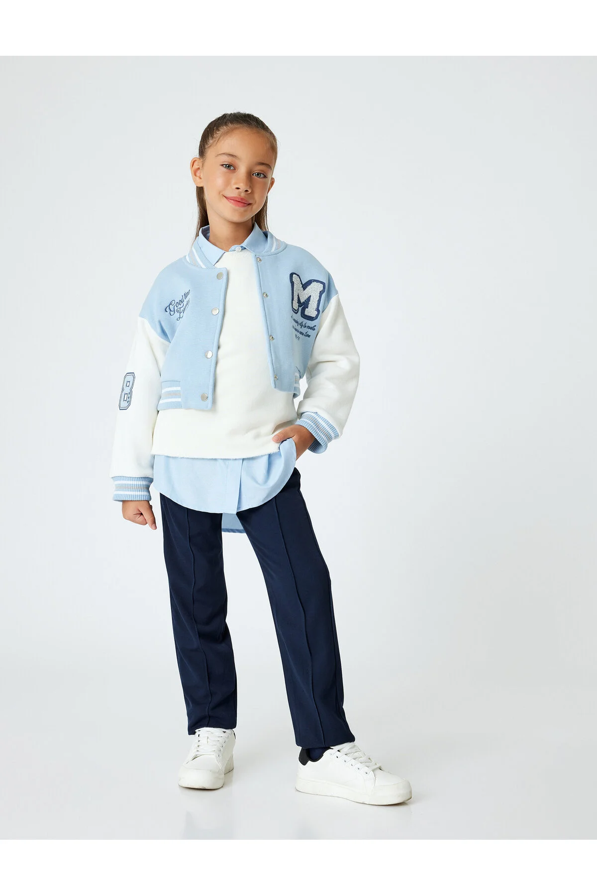 Bild von Koton Chino-schulhosen Mit Taschendetail Und Schmaler Passform für Damen - 11–12 Jahre
