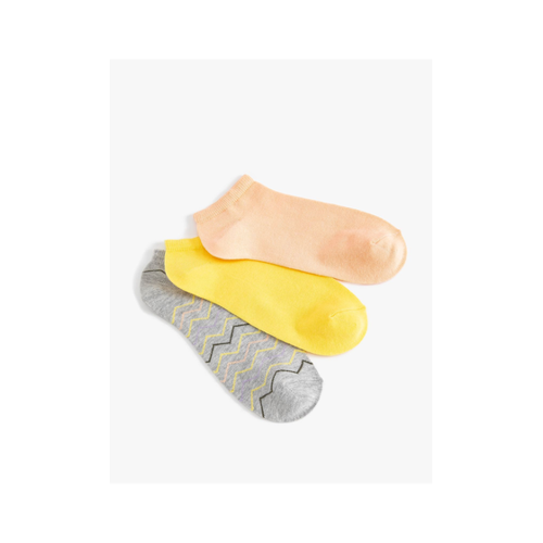 Bild von Koton Bunt Gemustertes 3-teiliges Sockenset für Damen - One Size