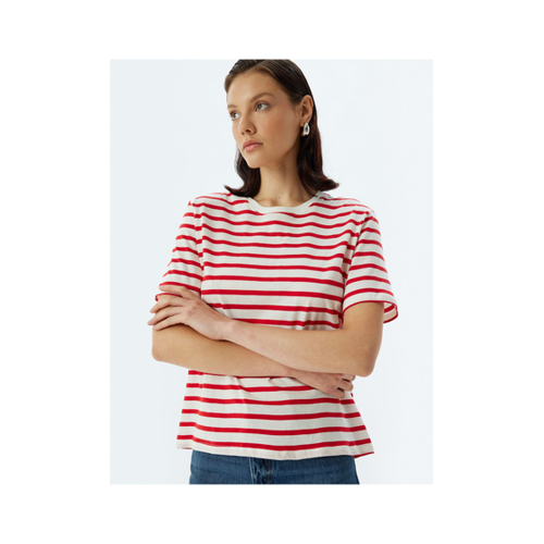 Bild von Koton Kurzärmliges T-Shirt Aus Baumwolle für Damen - S