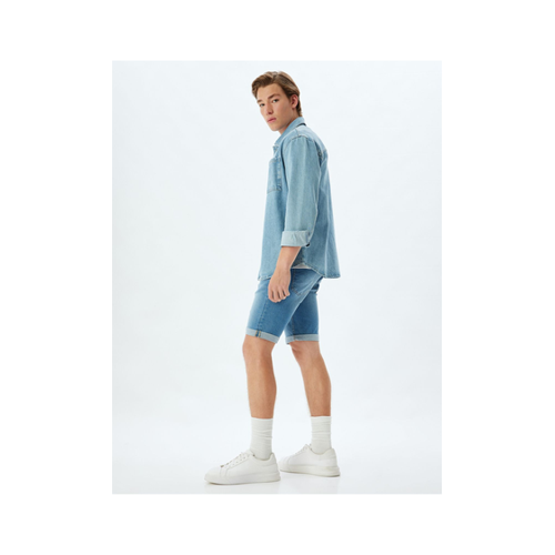 Bild von Koton Shorts Dunkelblau Mittlerer Bund für Herren - 33