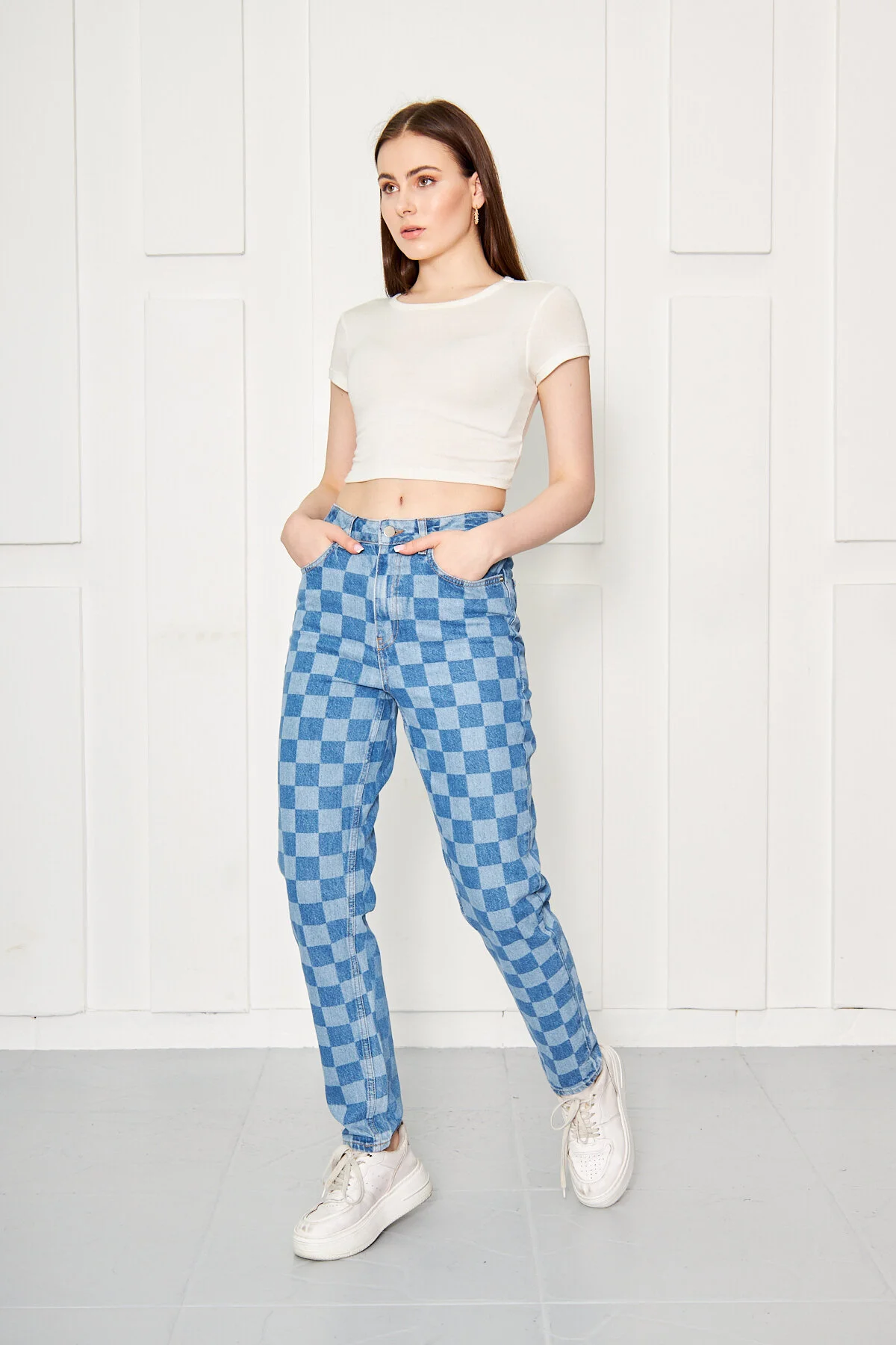 Bild von Kutaf Gerade Geschnittene Jeans „kareli“ Aus Denim für Damen - 36