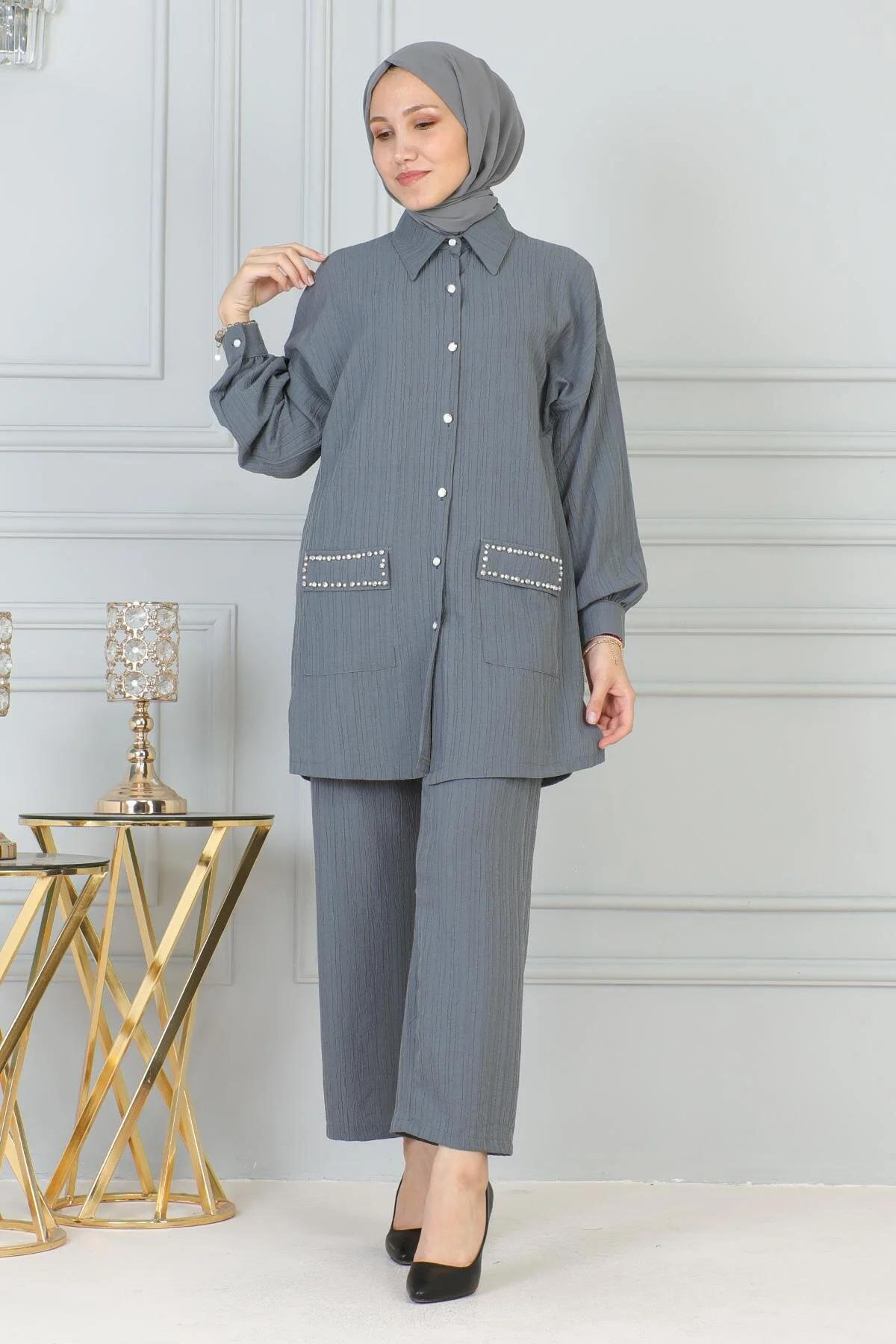 Bild von Herita Cebi Steindetail-set Tab 19210 für Damen - 38