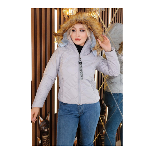 Bild von Moda Mihram Kurze Steppjacke für Damen - 40
