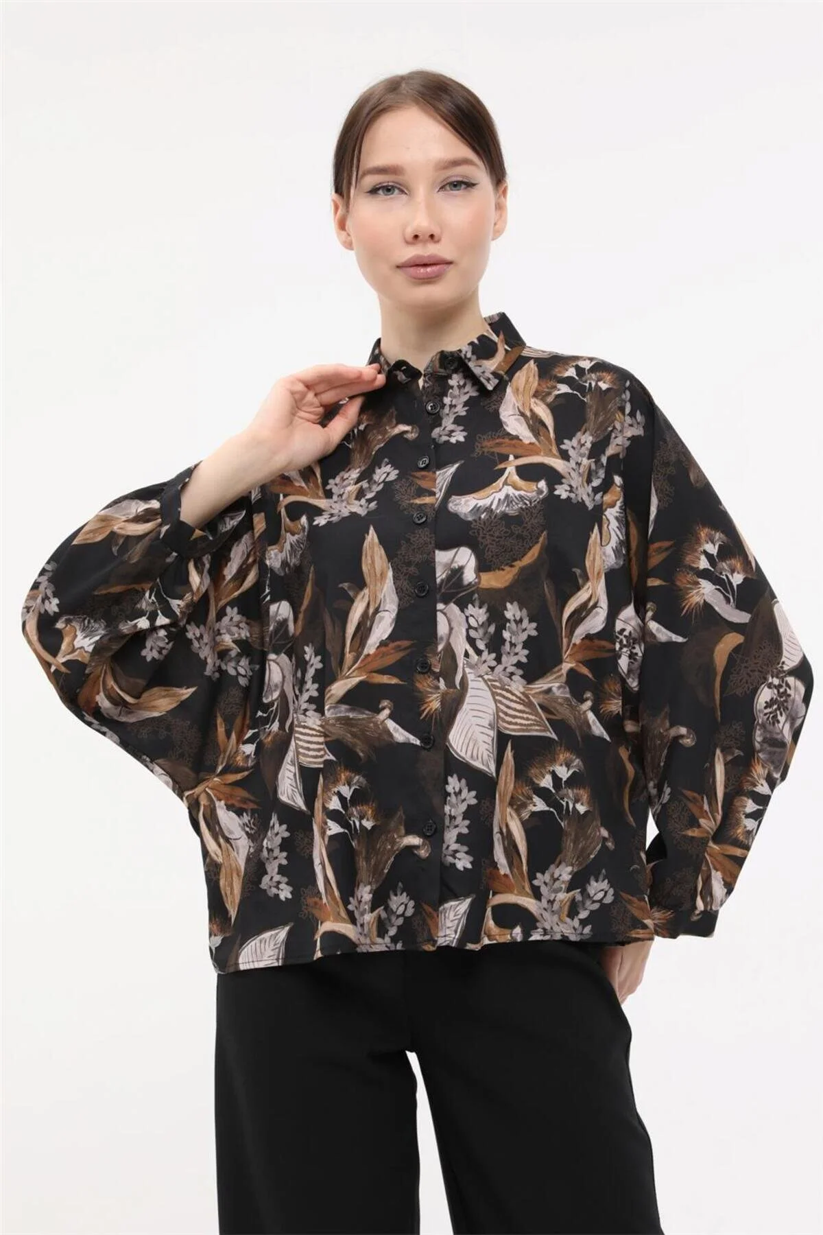Bild von HomeStore Gemustertes Hemd für Damen - 42